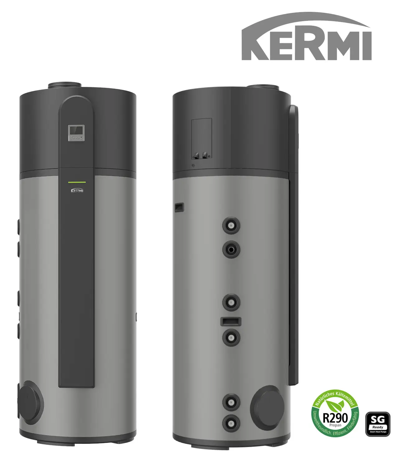 Produktbild: Kermi x-change aqua eco XL, Trinkwasser-Wärmepumpe 270 Liter, R290, 2,82kW A7/W10 COP Smart Grid, W20520.