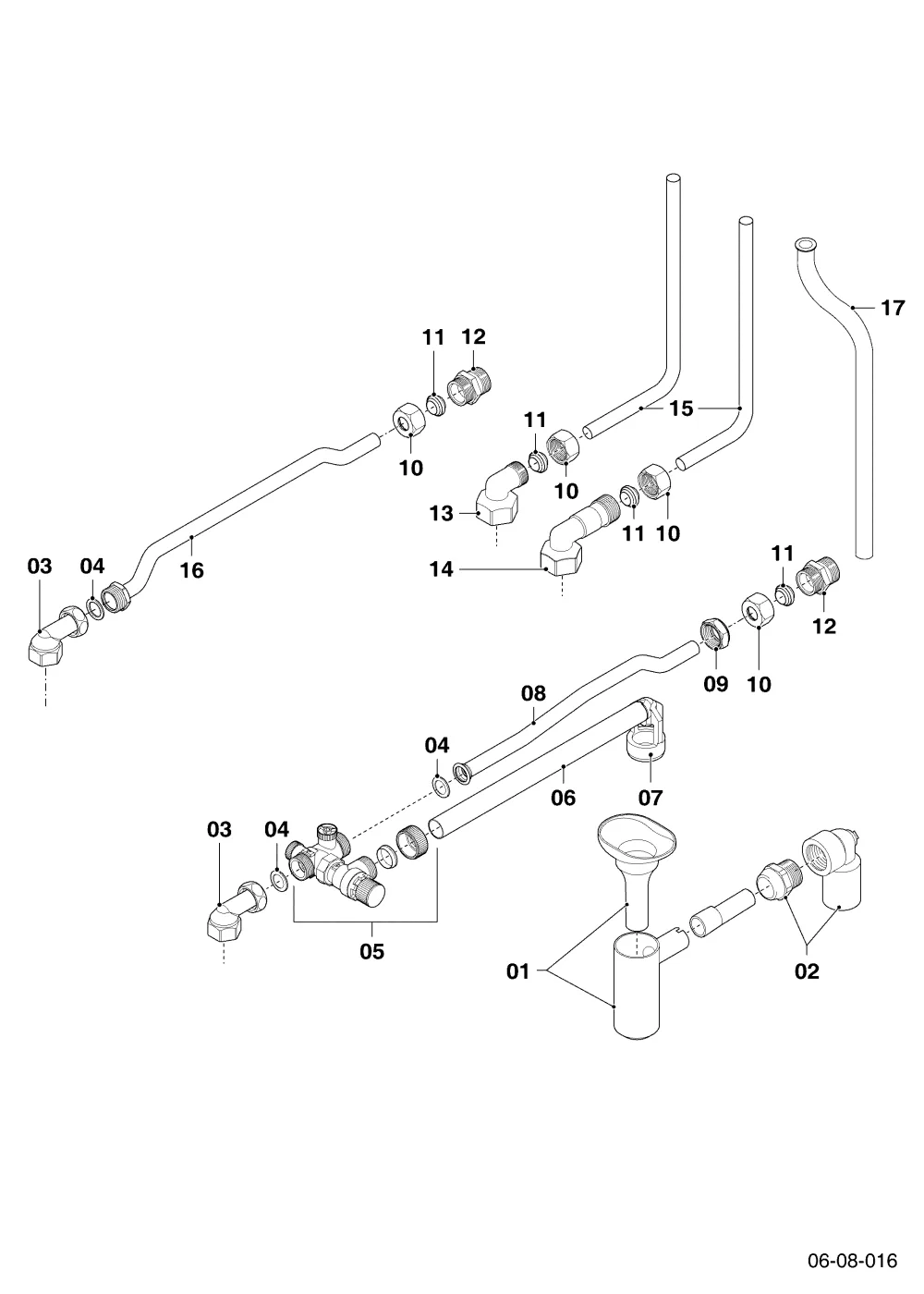 Speicherverrohrung VIH 150L UP