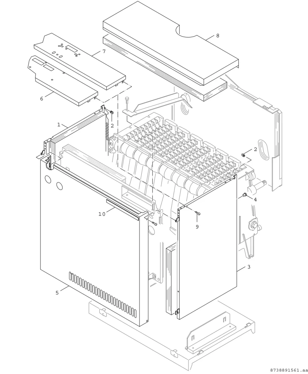 Verkleidung SG 94/95 33 - 128 kW Sieger
