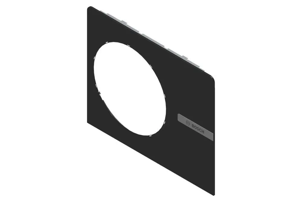 BOSCH Vorderwand schwarz | 8738216848