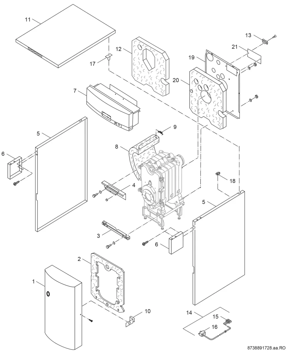 Verkleidung TG 12 BW