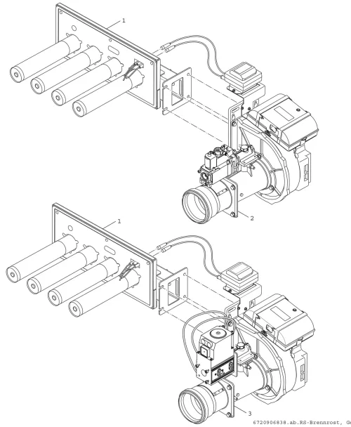 Brennrost, Gebläseeinheit GB312