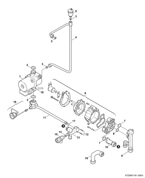 Pumpe/Hydraulikschalter