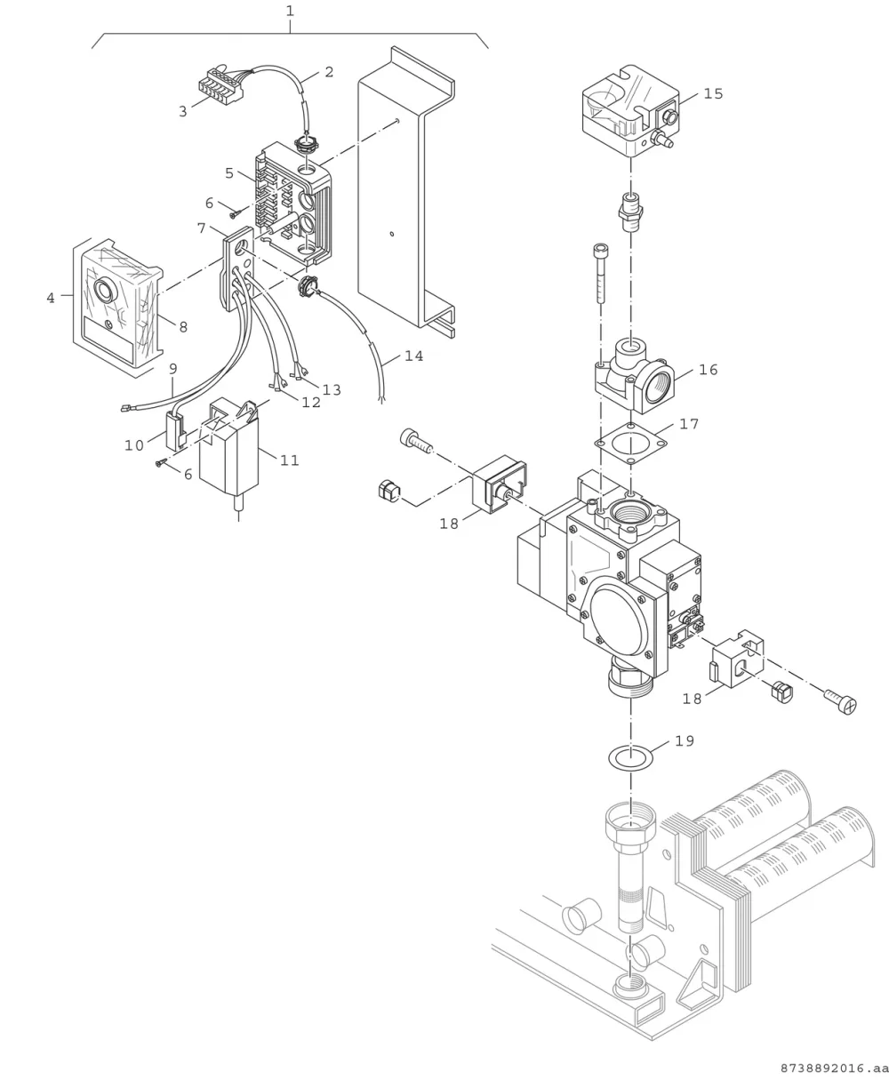Armaturengruppe VR4905 Satronic