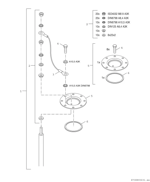 Anode + Handlochdeckel