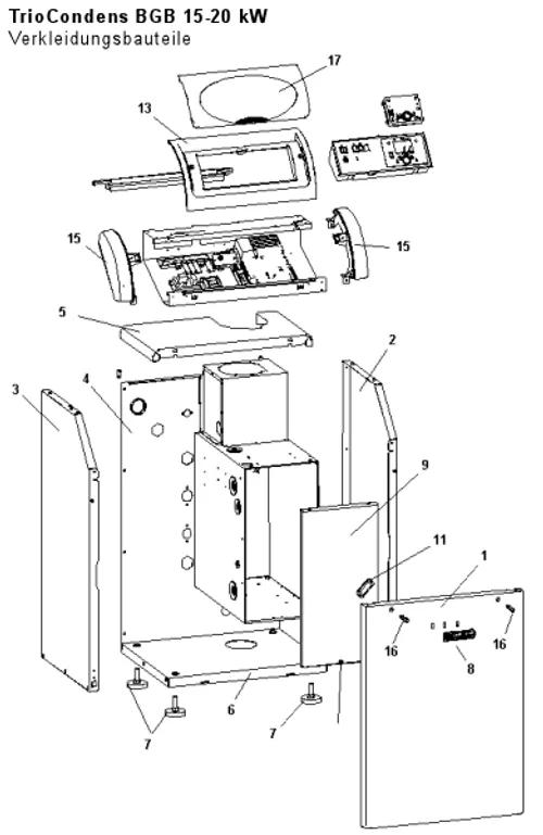 Verkleidungsbauteile