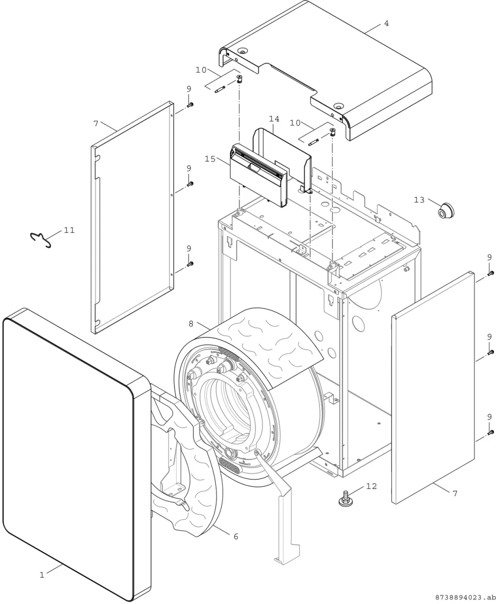 Verkleidung GC8000iF
