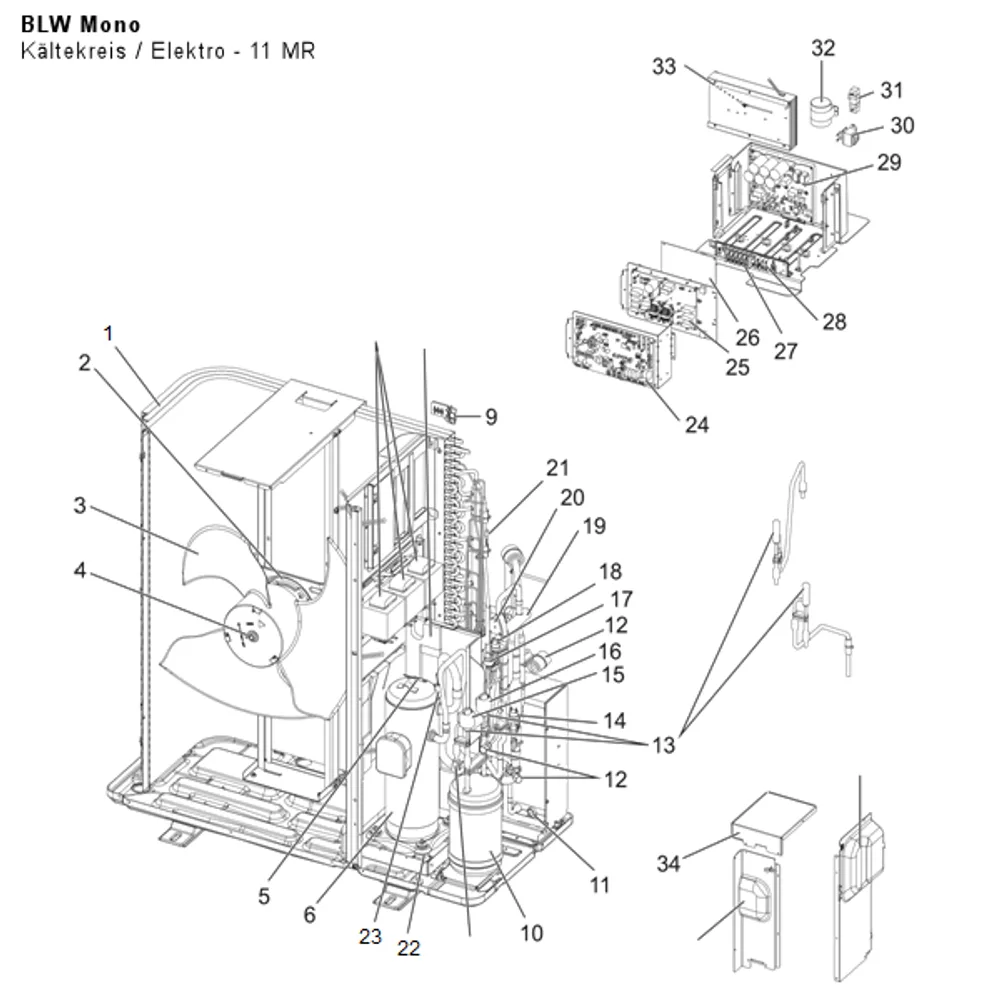 Kältekreis / Elektro - 11 MR
