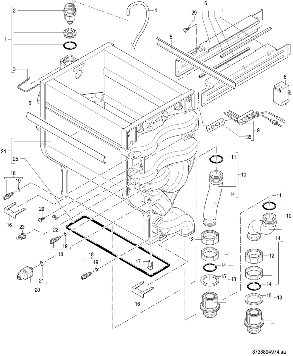 Wärmetauscher 50-100 kW