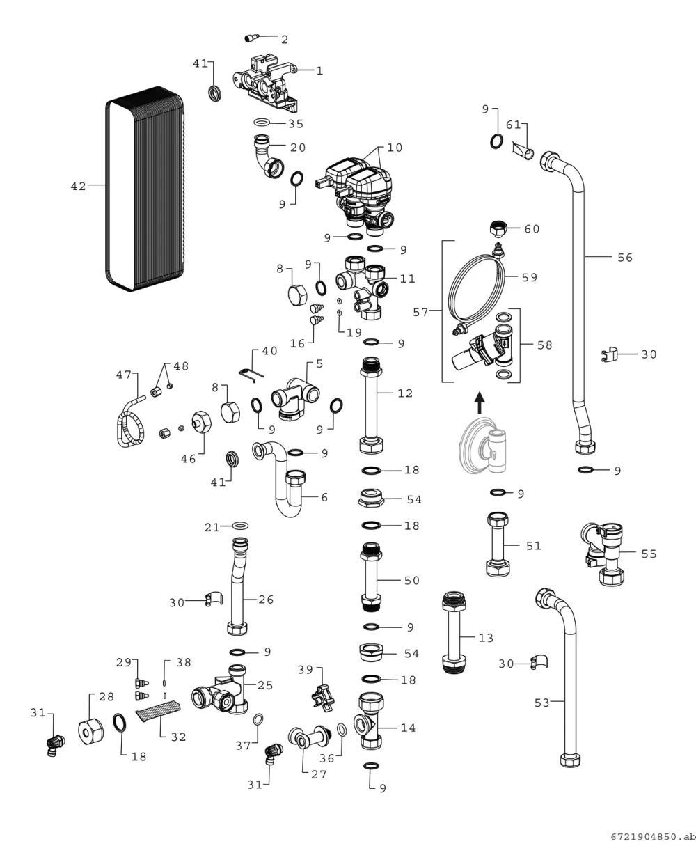 Hydraulikblock (Kreis)
