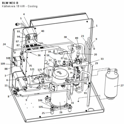 Kältekreis 18 kW - Cooling