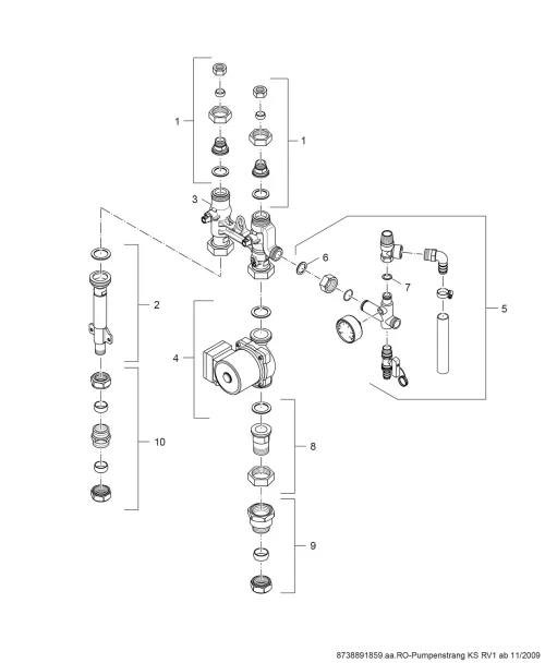 Pumpenstrang RV1/KSPW ab 11/2009
