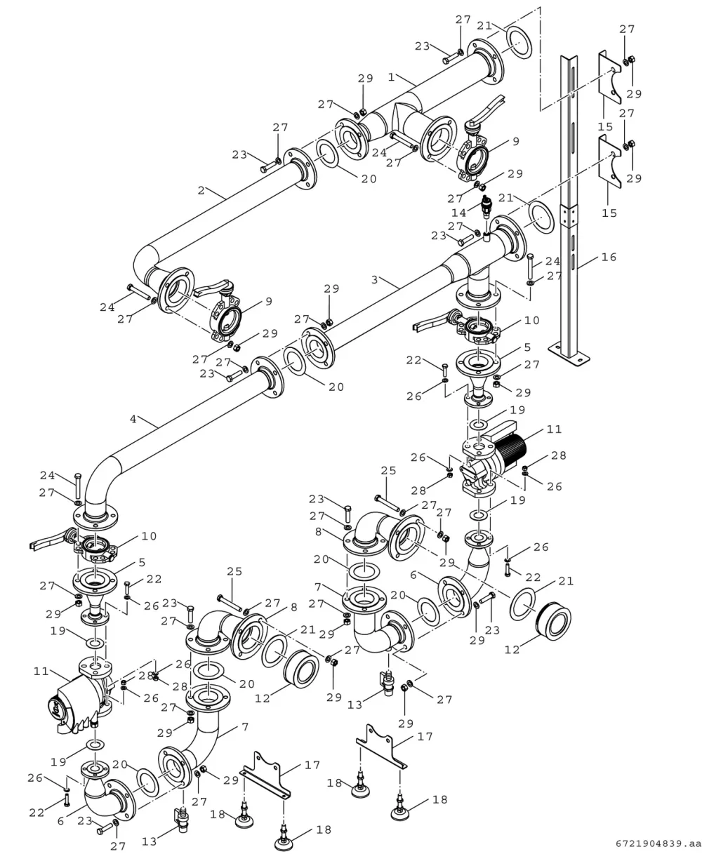 BCS-CS20/21/22 350/400/500/620 mit Pumpe