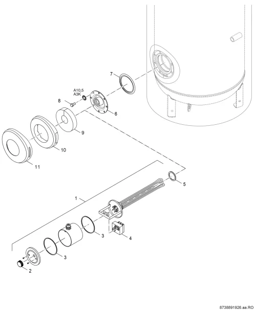 Elektro-Heizeinsatz 300 - 400