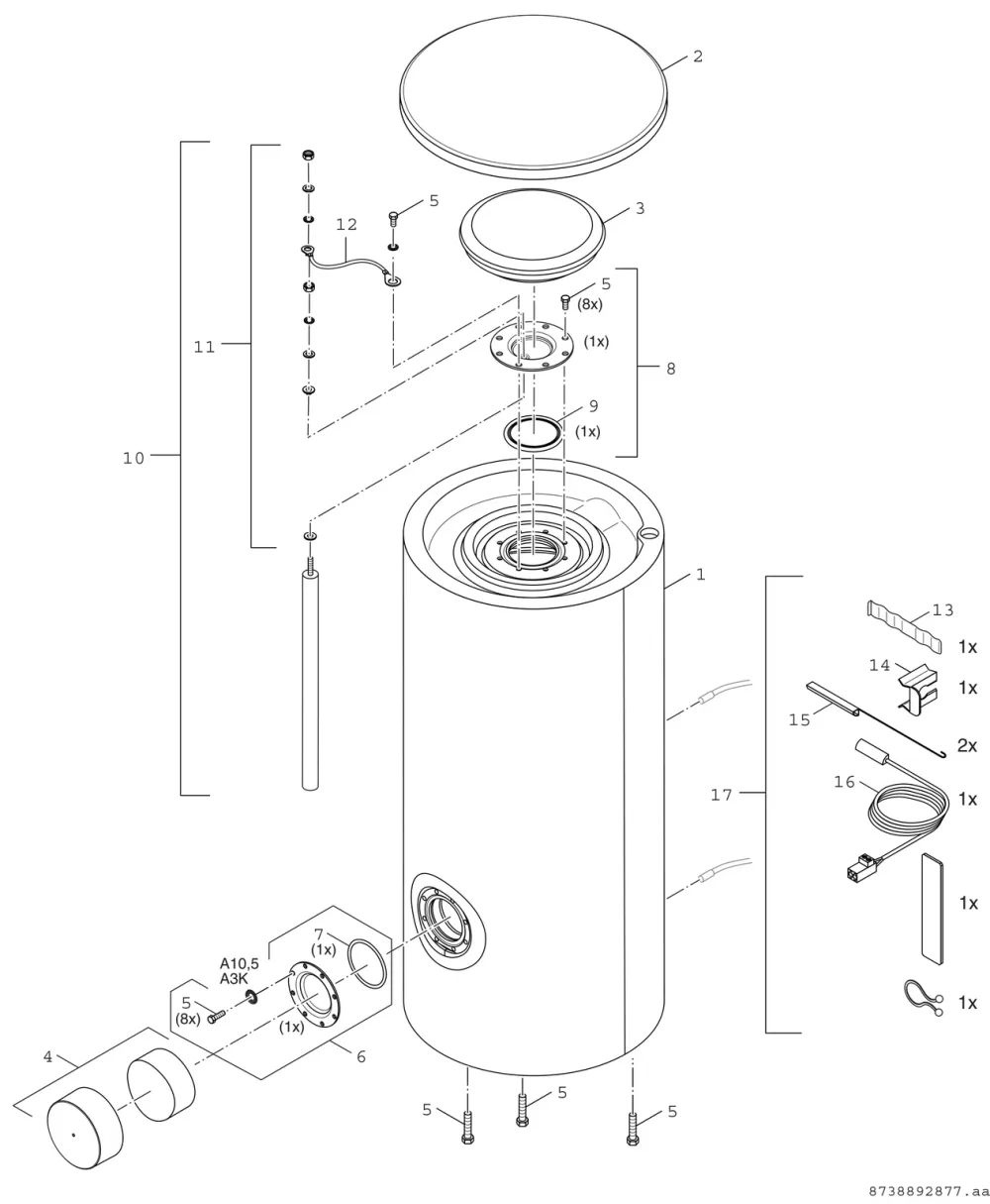 Speicher SK 300-5 F ZBS / SK 400-5 F ZBS