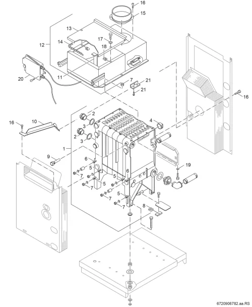 Kesselblock Grundausstaattung