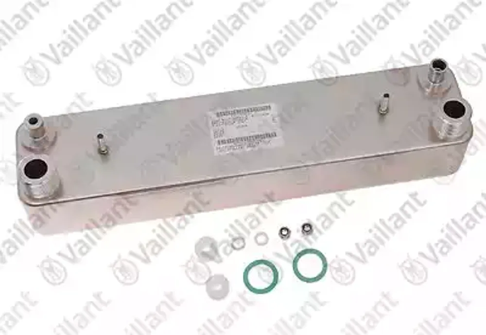 Vaillant Kondensator (WT), pur, 26 Platten VWF 57/4, VWF 58/4 Vaillant-Nr. 8000051012