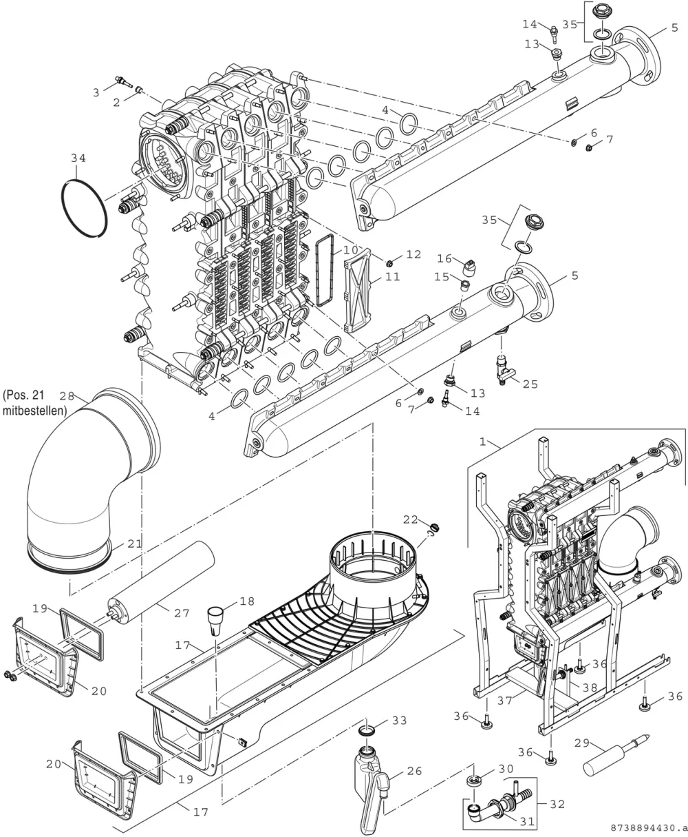Kesselblock / Rahmen 150-300