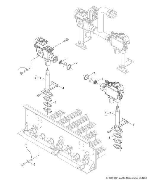 Gasarmatur CE423J