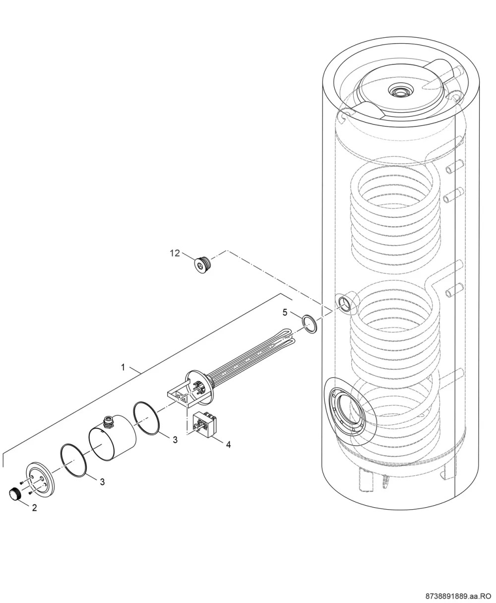 Elektro-Heizeinsatz 290-400