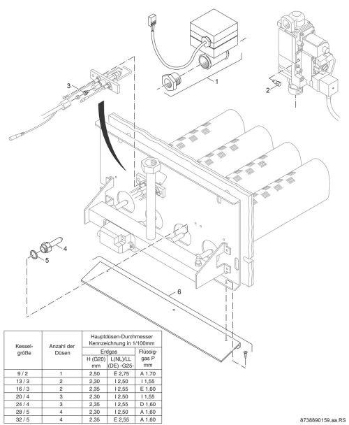 Gasdüse AE124X