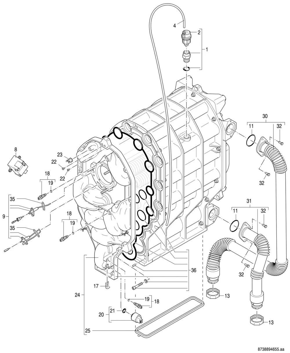 Wärmetauscher 125-150 kW