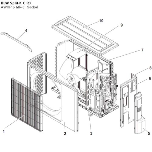 AWHP 6 MR-3: Sockel