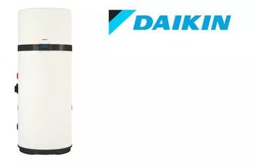 Logo von Daikin in Blau und Schwarz, bestehend aus einem stilisierten Symbol und dem Schriftzug "DAIKIN".