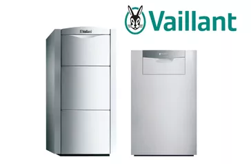 Logo der Marke Vaillant mit einem stilisierten Hasen im Kreis und dem Schriftzug "Vaillant" in Türkis.