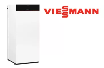 Logo der Firma Viessmann in rot auf weißem Hintergrund.