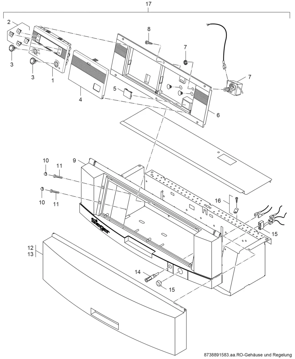 Gehäuse und Regelung HS 3062