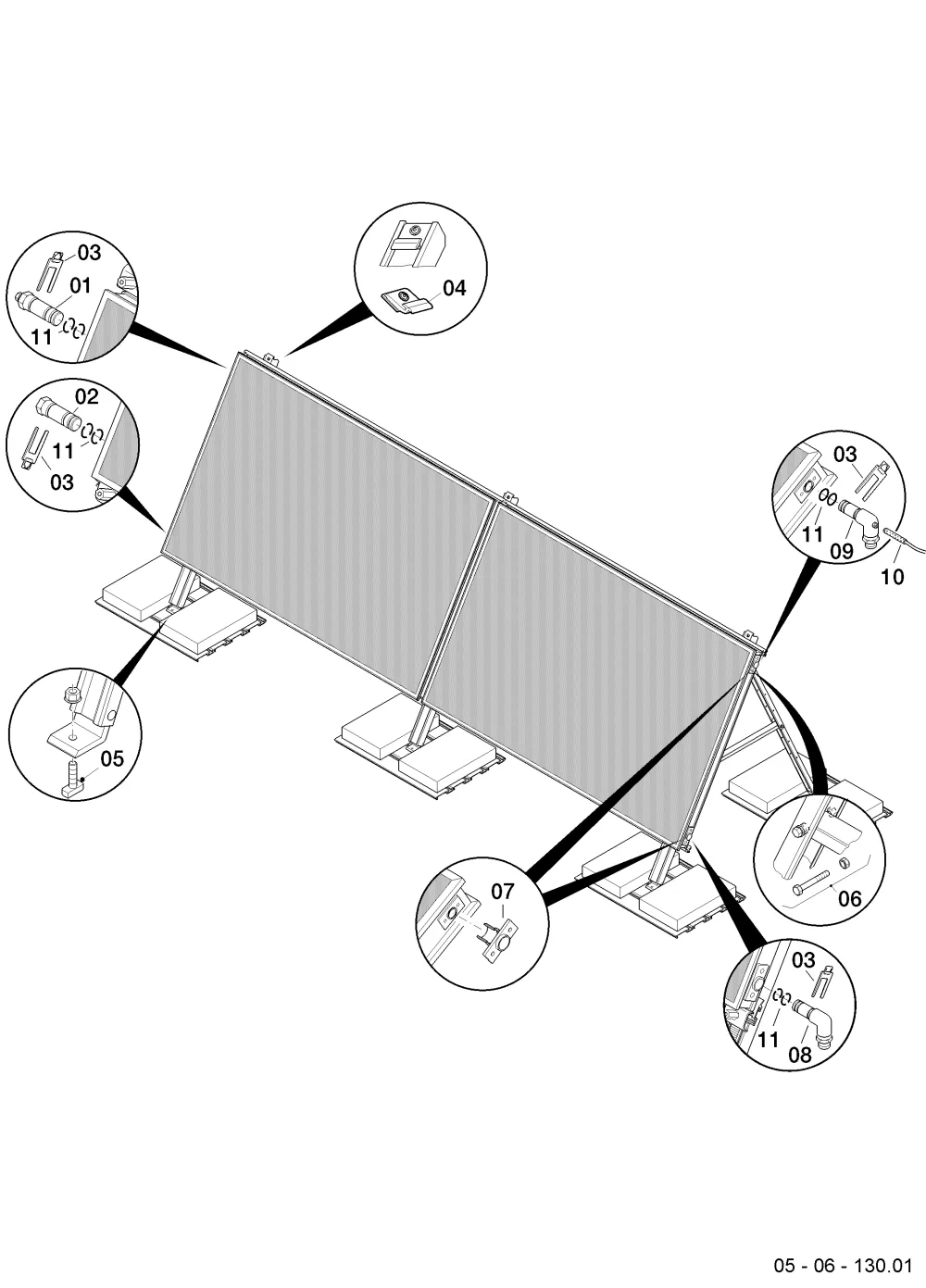 Flachdachaufstellung/2