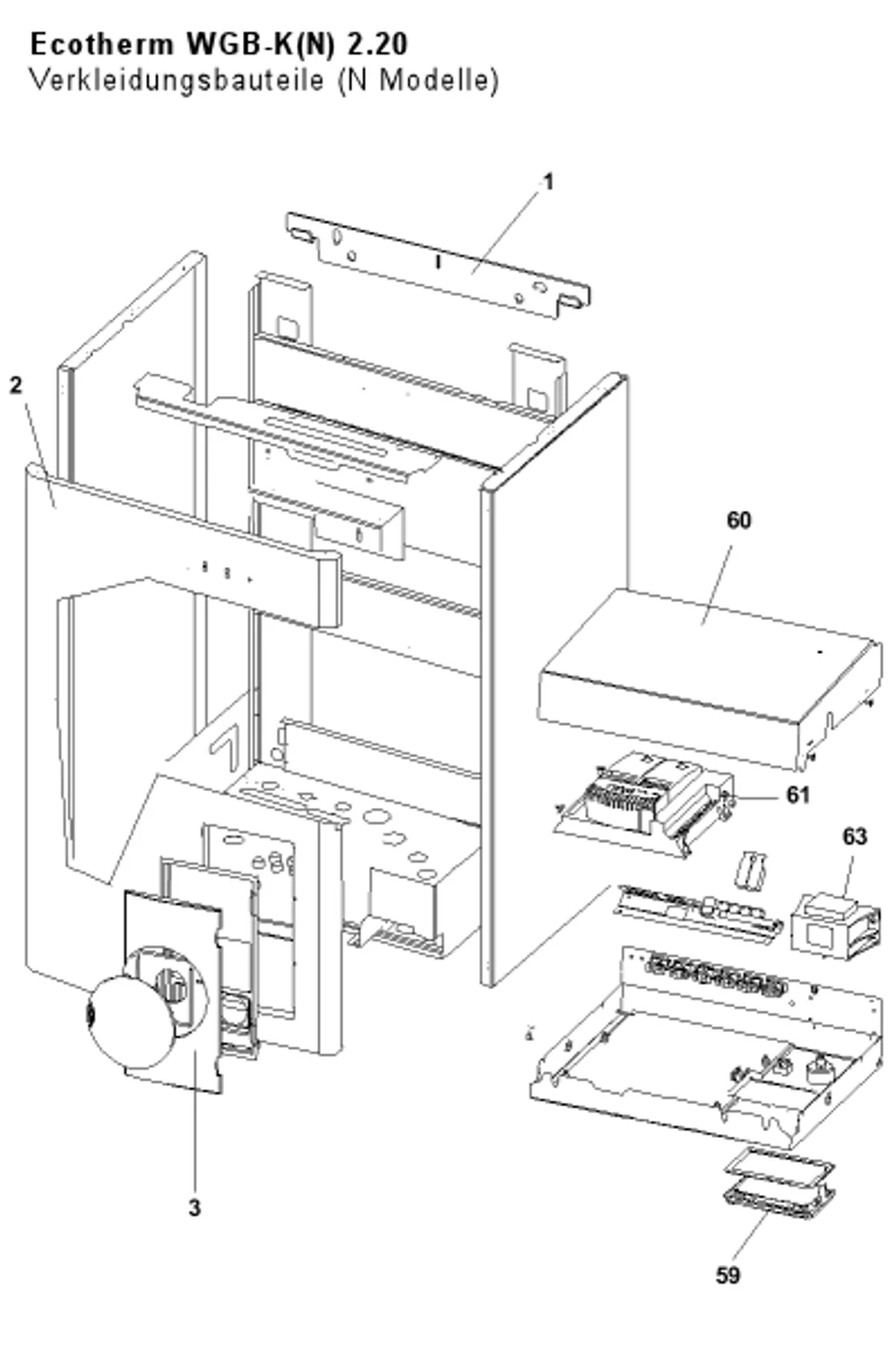 Verkleidungsbauteile (N Modelle)