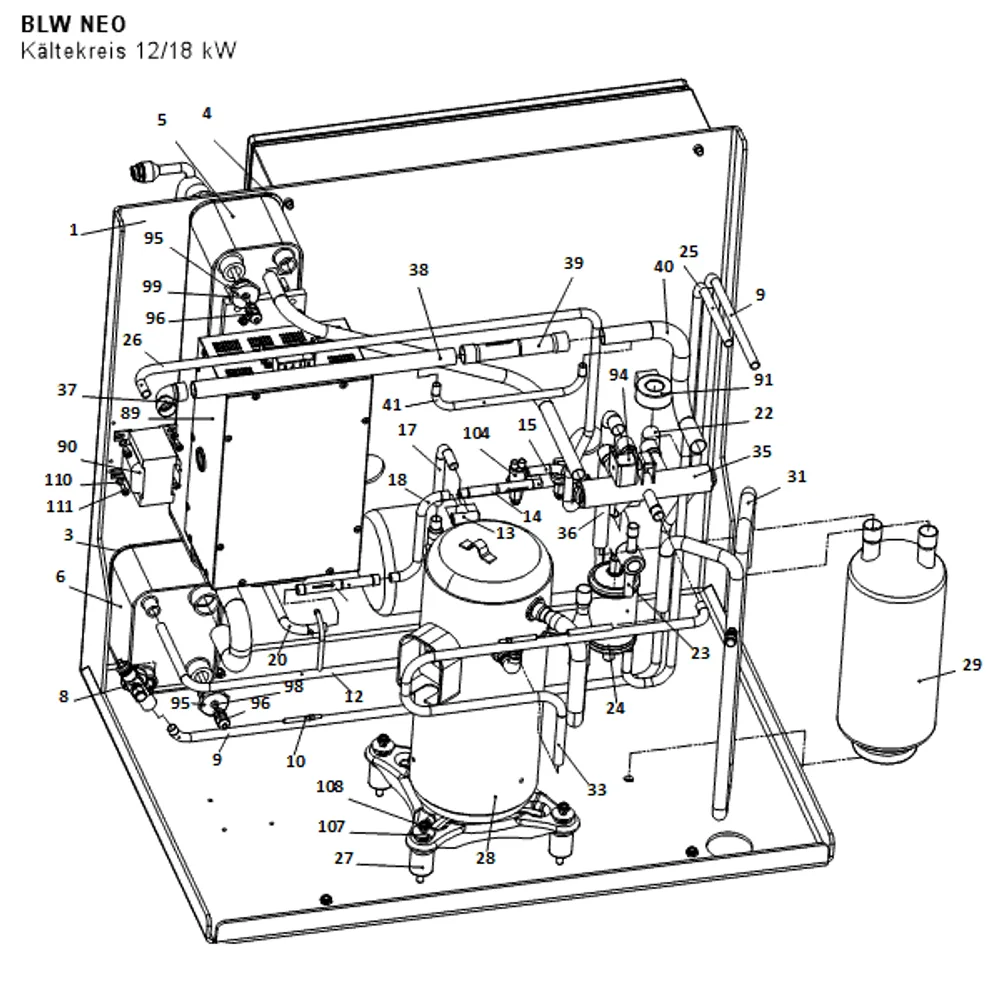 Kältekreis 12/18 kW