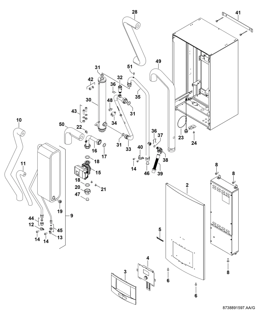Hydraulikblock C Junkers