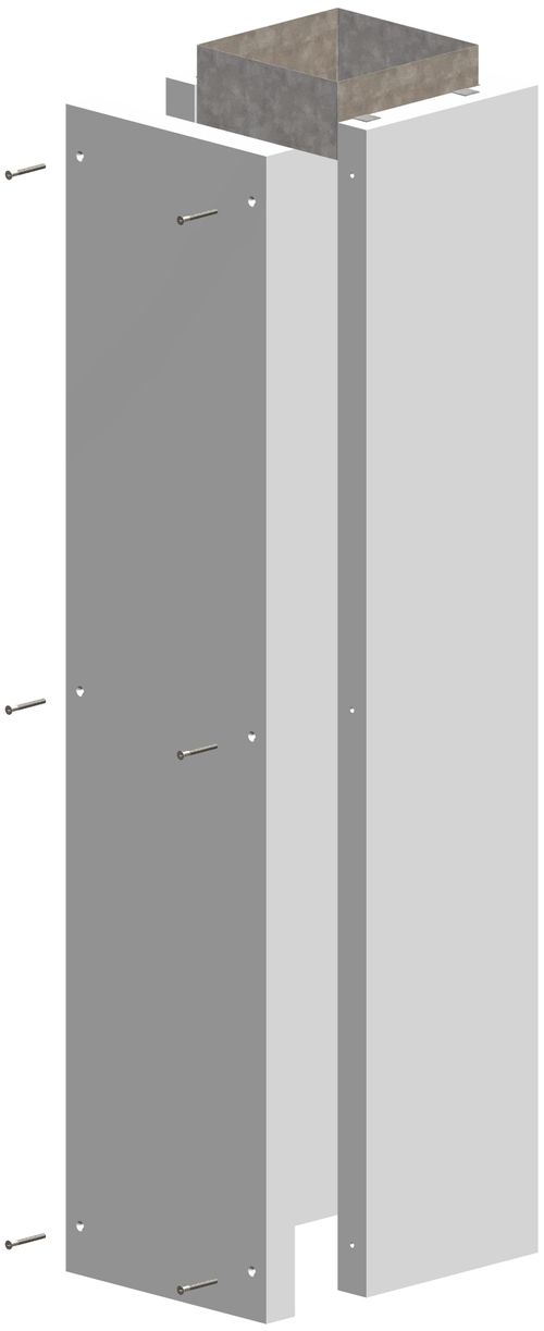 AT-L90-Schacht-1195mm-200x200-280x280-einseitig-offen-m-Steckverbinder-254419