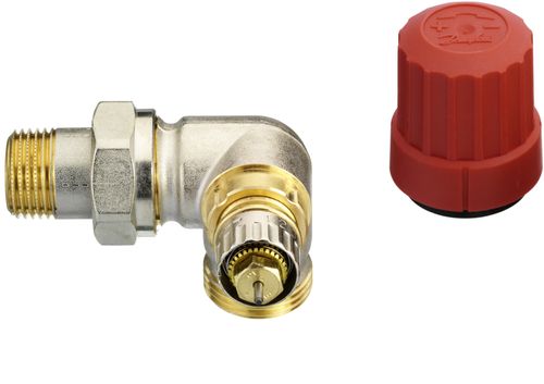 Danfoss-Ventilunterteil-RA-N-15-vernickelt-G-3-4-AG-Winkeleck-rechts-013G4204