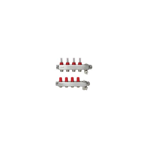 Danfoss-FBH-Verteiler-SSM-4F-4-Kreise-mit-Durchflussanzeige-088U0754