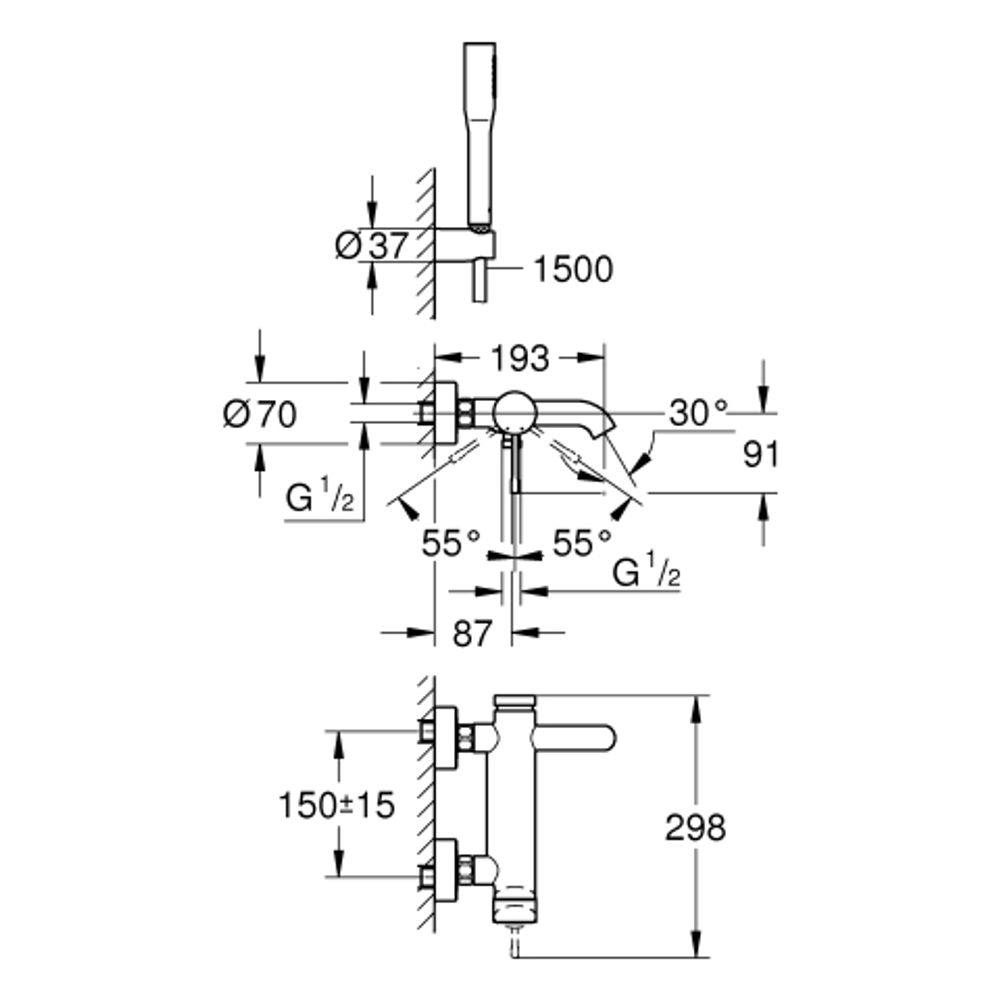 https://raleo.de:443/files/img/11eee7b7b32327b9be4bb42e99482176/size_l/GROHE-EH-Wannenbatterie-Essence-25249_1-mit-Brausegarnitur-chrom-25249001_v2