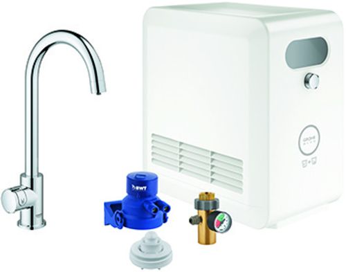 GROHE-Starterkit-GROHE-Blue-Professional-Mono-31302_2-C-Auslauf-BT-WIFI-chrom-31302002