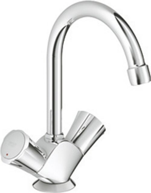 GROHE-2-Griff-WT-Batterie-Costa-21375_1-Zugstangen-Ablaufgarnitur-chrom-21375001