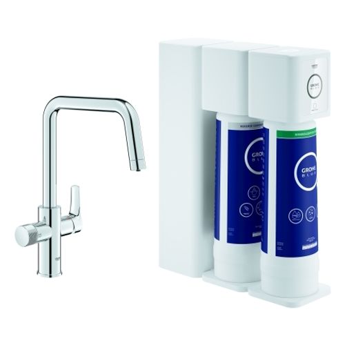 GROHE-Starter-Kit-GROHE-Blue-Pure-Eurosmart-30587-U-Asl-UO-M-Filter-chrom-30587000