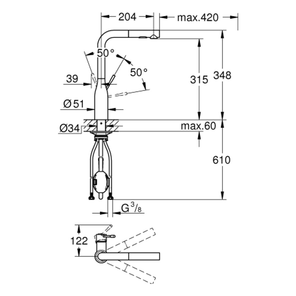 https://raleo.de:443/files/img/11eee7c009bcdf33be4bb42e99482176/size_l/GROHE-EH-Spueltischbatterie-Essence-30504-herausziehbare-Spuelbrause-chrom-30504000_v2