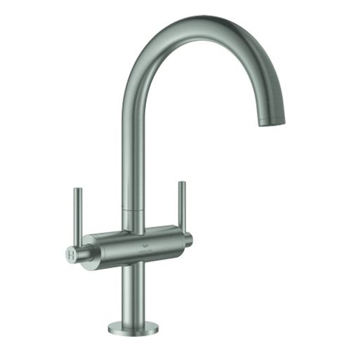 GROHE-WT-Einlochbatterie-Atrio-21145-DN15-L-Size-Hebelgriff-supersteel-21145DC0