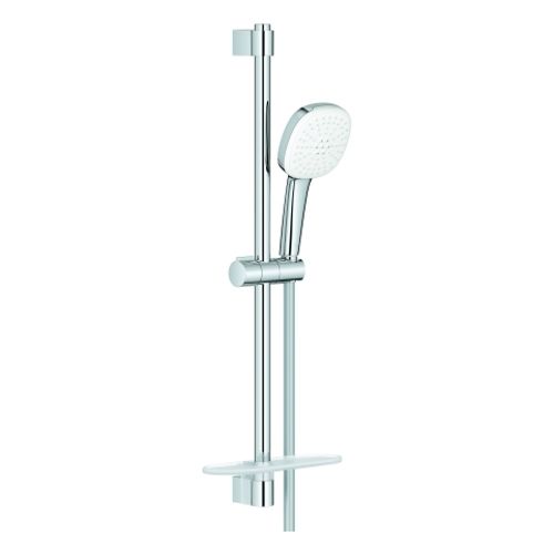 GROHE-Brausestangenset-Tempesta-Cube-110-26907_3-600mm-2-Strahl-Ablage-WS-chrom-26907003