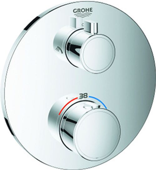 GROHE-THM-Brausebatterie-Grohtherm-24076-2-Abgaenge-FMS-fuer-36500-rund-chrom-24076000