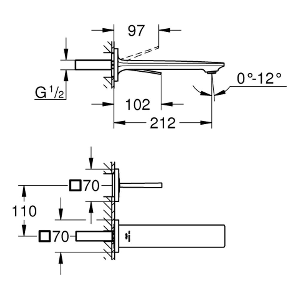 https://raleo.de:443/files/img/11eee7d2f328ae60be4bb42e99482176/size_l/GROHE-2-L-WT-Wandbatterie-Allure-19386_2-FMS-Ausl-212mm-warm-sunset-gebuerstet-19386DL2_v2