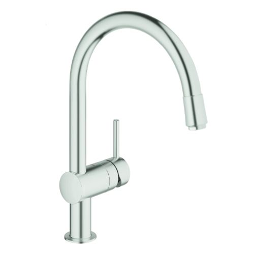 GROHE-EH-Spueltischbatterie-Minta-32918-DN15-herausz-Mousseurauslauf-supersteel-32918DC0