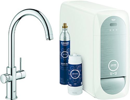 GROHE-Starterkit-GROHE-Blue-Home-31455_1-Bluetooth-WIFI-C-Auslauf-supersteel-31455DC1