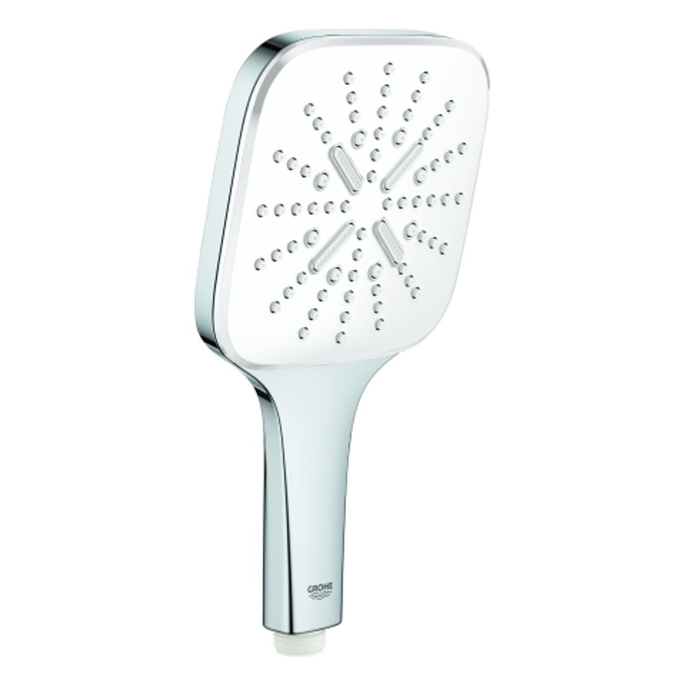 https://raleo.de:443/files/img/11eee83ab114f50fbe4bb42e99482176/size_l/GROHE-Handbrause-Rainshower-130-SmartActive-Cube-26551-moon-white-chrom-26551LS0